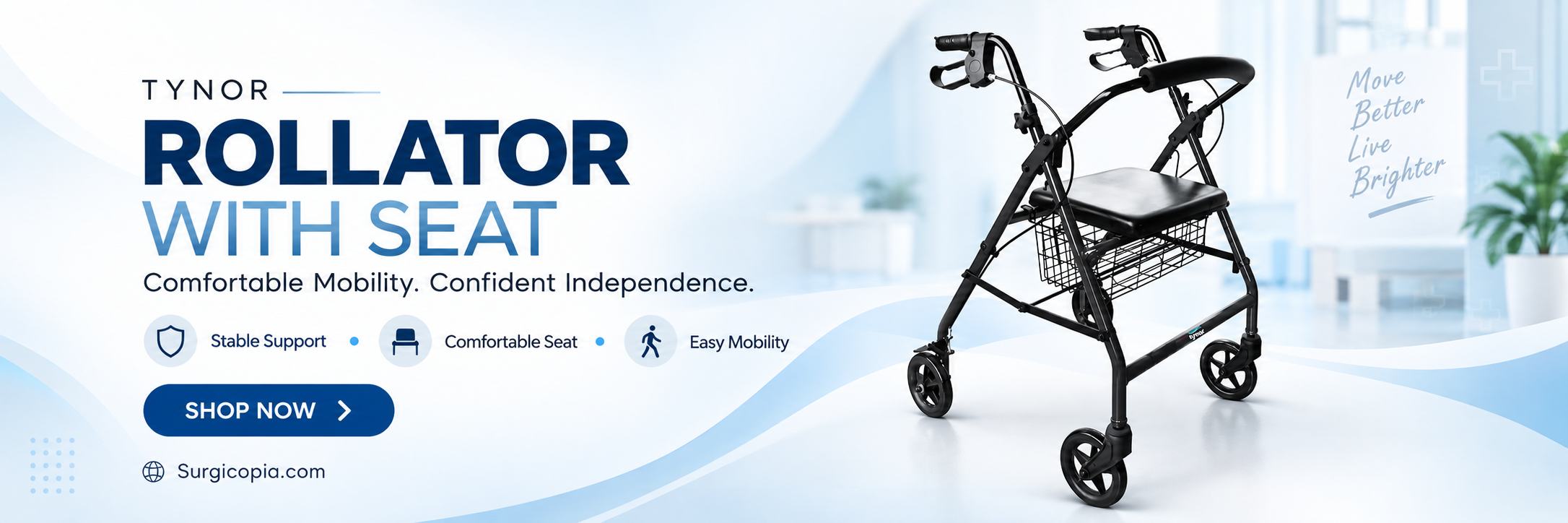 Rollator with Seat